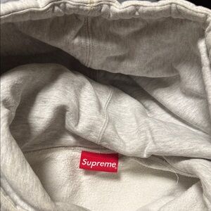 Supreme Light Gray Hoodie